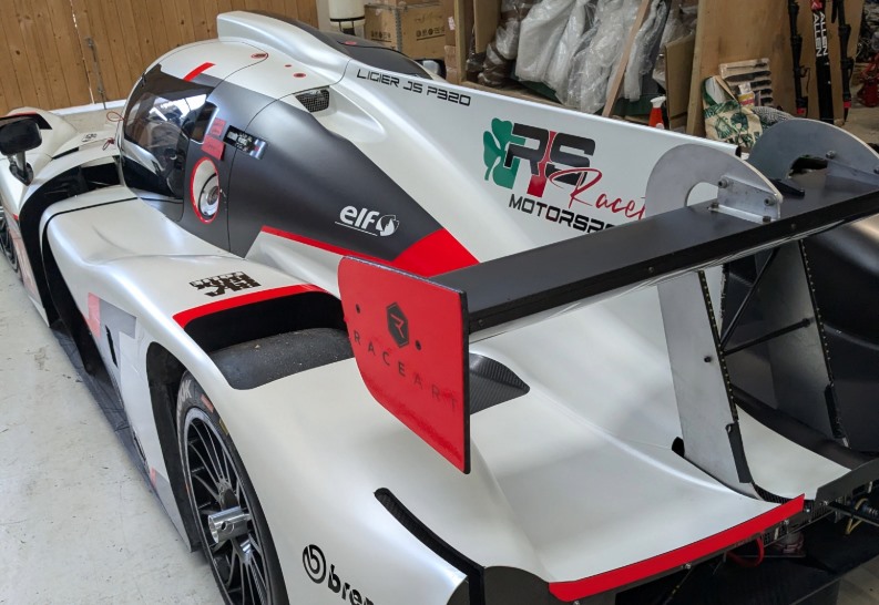 Race car being 3D scanned with Creaform HandySCAN