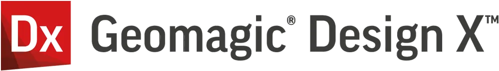 Geomatic Design X software logo with red square containing white Dx letters.