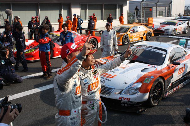 SuperGT GT300 Victory Celebration